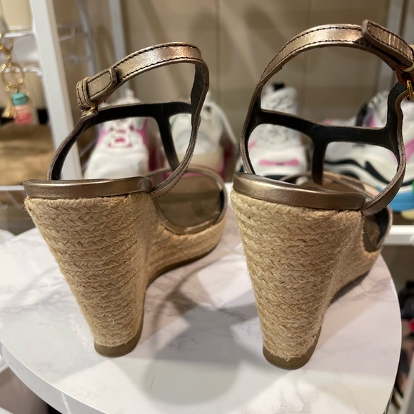 Burberry wedge sandals